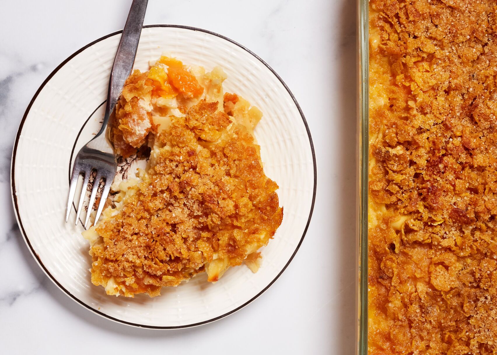 Apricot kugel
